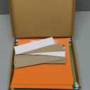 SUNEE Hanging File Folders Extra Capacity Assorted Colors, 25 Pack Letter Size File Folders with 1/5-cut Tabs, Heavy Duty 2 Inch Expansion, Stay Organized for Your Home and Office Bulk File