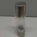 2 in 1 Salt and Pepper Grinder Stainless Steel Manual Pepper Mill Adjustable Coarseness Ceramic Spice Grinder Dual Refillable Salt Pepper Mill Shaker for Camping Travel Outdoor Home BBQ