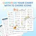 2 in 1 Namable Chore Chart - Dry Erase Morning/Bedtime Routine Chart for Kids - Magnetic Visual Schedule for Toddlers to Do List Checklist for Multiple Kids