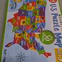 United States Puzzles for Kids Ages 4-6 - 70 Pcs USA Map Kids Puzzle with 50 Cards 400+ USA Facts - State & Capitals Floor Jigsaw Puzzles for Children 6-8 - Educational Toys Gift for Boys Girls