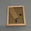 3x3 Picture Frame Solid Wood,Red. Table Top or Wall Mount Photo Frames with Plastic Glass for 3x3 Inches Pictures, Modern Home Office Decor