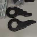 3" Front 3" Rear Suspension Full Lift Kit Steel Blocks + Torsion Key + U Bolts Compatible with Chevy GMC K1500 4WD 1988-1999 Silverado Sierra 1500(Classic) 6-Lug 1999-2007