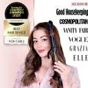 ELLA BELLA Curling Iron 1.25" Professional Hair Curler Curling Wand Ceramic Curling Irons Transform Your Look in Seconds Suitable for All Hair Types Say Goodbye to Heat Damage