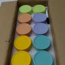 DRKIO 20 Pack Glass Baby Food Storage Containers 4 Oz Baby Food Jars with Lids Baby Food Maker Microwave Dishwasher Freezer Safe 100% Leak-Proof BPA Free