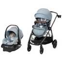 Maxi-Cosi Zelia Luxe 5-in-1 Modular - Baby Travel System Car Seat and Stroller, Infant Car Seat and Stroller Combo, Baby Car Seat and Stroller Combo in New Hope Grey