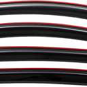Lightronic Extra Durable in-Channel Auto Vent Window Visors, Fits 2016-2019 Chevrolet Cruze Hatchback/Sedan (EXCLUDES 2016 Cruze Limited), UV-Protect Rain Guard, Original Wind Deflector, Smoke, 4-Pcs