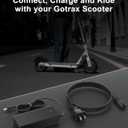 VHBW 42V 2A Electric Scooter ChargerCompatible with GoTrax GXL V2, Apex, XR Ultra, Electric Scooters with 36V Lithium Battery - Round DC Plug (Not 3-Prong or XLR)