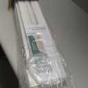 DEZ FURNISHINGS Cordless 2" Signature Faux Wood Blind, 37" W x 48" H, Embossed White