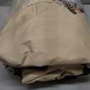 Vailge Round Patio Furniture Covers, 100% Waterproof Outdoor Table Chair Set Covers, Anti-Fading Cover for Outdoor Furniture Set, UV Resistant (Beige&brown, 110"DIAx28"H)