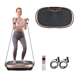 EILISON FITPRO Vibration Plate Exercise Machine - Whole Body Workout Vibration Platform w/Loop Bands - Lymphatic Drainage Machine for Weight Loss, Shaping, Wellness, Recovery