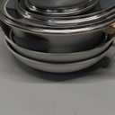 24 Pcs Pots and Pans Set Non Stick Ceramic Cookware Set,Healthy Non Toxic Kitchen Cookware Sets with Large Capacity,Induction Compatible,PFAS/PTFE/PFOA/PFOS Free,Cream White