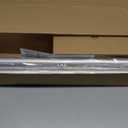 Heavy Duty Curtain Rods for Windows 28 to 48 Inch, 1 Inch Silver Curtain Rods Set of 2 Pack for Outdoor Patio, Farmhouse, Bedroom, Kitchen, Adjustable Easy Install Drapery Rod(Silver,30-60-2p)