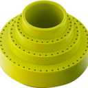 DZQ Rotating Bur Holder 116 Holes,Rotary Tool Holder 1/8"Diameter,Mandrel Drill Holder 360 Degree Rotating,for Drill Home and Garage Tool Accessories(Light Green)