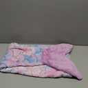 Mermaid Tail Blanket for Kids Soft Wearable Blankets Super Plush Flannel Sleeping Snuggle Blanket Gifts for Girls 4~12 Year