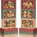 Ctosree 12 Pack Christmas Cookie Boxes with Window for Gift Giving 2.8 x 10 x 15 Inches Holiday Bakery Treat Boxes Large Kraft Pastry Container with Rope DIY Gift Tags Xmas Party Favor (Classic)