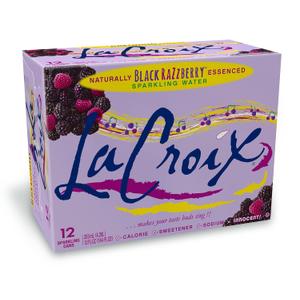 La Croix Sparkling Water, Black Razzberry, 12 Fl Oz (pack of 12) (EXP 02/09/27)
