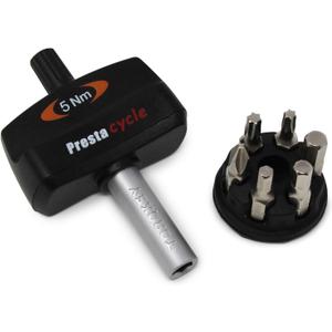Prestacycle Mini Bike TorqKeys - Preset Torque Tool w/6 Bits & Holder  Compatible with Standard 1/4" hex bit - Choose from Sizes: 3Nm, 4Nm, 5Nm.