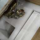 Brushed LED Wall Sconces LED Warm Light Interior Glam Crystal Wall Light Hardwired Gold, 1 pack