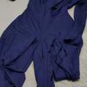 YeGine Women Long Sleeve Bodycon Jumpsuit Sexy Rompers One Piece Zip Up jumpsuits (Medium, 9-navy Blue)