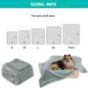 Waterproof Dog Blanket, Soft Fleece Blanket for Couch Protector, Reversible Pet Blankets Furniture Protector Cover for Small Medium Large Dogs Cats (Green, 50"x60")
