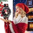 22mm Holiday Christmas Thanksgiving Watch Band Compatible with Samsung Galaxy Watch 46mm/Galaxy watch 3 45mm/Gear S3 Classic/Frontier Replacement Watch Strap (Black Gnome)