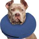 Supet Inflatable Dog Cone Collar for Dogs to Stop Licking, Dog Donut Collar After Surgery, Soft Pet Cone for Small Medium Large Dogs