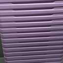 U.S. Traveler Boren Polycarbonate Hardside Rugged Travel Suitcase Luggage with 8 Spinner Wheels, Aluminum Handle, Lavender, Checked-Large 30-Inch