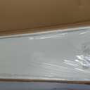 Cream White Adjustable Shelf for Closet (L: 31.5-59.in W：11.81 in), 31.49-59.05inch