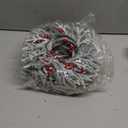 Giegxin 12 Pcs Vintage Small Christmas Wreath for Cabinet Mini Kitchen Wreath with Red Berry Realistic Norfolk Farmhouse Decoration for Xmas Window Indoor Chair Fireplace Porch Candle Decor (No Bows)