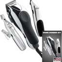 Wahl USA Clipper Home Barber Kit Electric Corded Clipper and Battery Touch Up Trimmer & Personal Groomer, 30 Piece Kit for Haircutting at Home – Model 79524-3001P