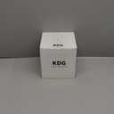 KDG Modern Cordless Small Table Lamp, Portable LED Fabric Shade Desk Lamps, 5000mAh Rechargeable Battery Operated Lighting for Bedroom, Bedside, Bar, Living Room, Dining Room, Night Light(Gold)