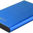 Electronics Video Games Replacement Parts Accessories 2.5 inch USB3.0 SATA Hard Disk Enclosure Box Aluminum Alloy Screw-Free Tool-Free Structure for 7mm 9.5 mm 2.5 inch SATA - (Color: Blue)