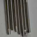STOBAZA 7pcs Broom Pole Replacement Stick Stainless Steel Mop Handle Rod Stick for Mop Pole