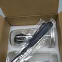 Glass Sourdough Starter Jar 2 Pack, 24 oz Wide Mouth Organic Sourdough Starter Kit with Date Marked Band, Thermometer, Cloth Cover & Metal Lid, Reusable Bread Baking Supplies, Bread Making Accessories