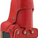 MegaGear Ever Ready Leather Camera Case & Strap - Compatible with Canon EOS Rebel T6s/760D/8000D (18-55mm)