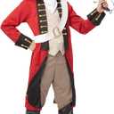 California Costumes Boys British Redcoat Costume Medium (8-10) (Red/Black/Tan)