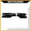 Upper/Roof Rack Rails End Cap Protection Cover Shell for Toyota RAV4 2006-2012 / Rails End Covers Shell Cap / 4 Pcs/Black Replacement