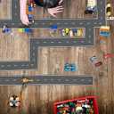 QUCHENG Wall Border Road Stickers Street Nursery Decor Boys Bedroom Decals Vehicle Removable Wallpaper Kids Room Vinyl Murals DIY Cute Decorations