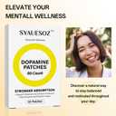 Dopamine Patches,Vegan Mood Support Patches,Patch Cosmetic,Natural Ingredients Patch,60 Count (Pack of 1)
