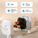 meross Smart Temperature Controller 15A 1800W, Smart Wi-Fi Thermostat Controlled Outlet Plug Works with Apple Home, Alexa, Google Home for Heating Cooling Homebrew Fermentation Reptiles Greenhouse