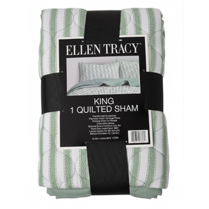 King 1 Quilted Sham 20x36 100%Polyester