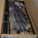 P4 Plus Rolling Clothes Rack Heavy Duty, Clothing Racks for Hanging Clothes, Free Standing Garment Racks with Wheels, Portable Closet Rack 45''W  20.5''D  80.5''H, Max Load 570 Lbs, Black