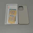 GONEZ for iPhone 14 Pro Max Case Silicone, Compatible with MagSafe, with Screen Protector + Camera Lens Protector, Liquid Silicone Shockproof Protective Phone 14 ProMax Case 6.7", Stone