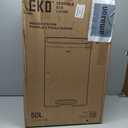 EKO Madison Brushed Stainless Steel 13.2 Gal/50L Kitchen Step Trash Can or Recycling Bin, Removable Inner Liner, Soft Close Lid, Fingerprint Resistant Finish