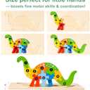 9 Pieces Montessori Wooden Puzzles for Toddlers - Jigsaw Puzzles in Gift Box, Educational Learning Toys for 3-5 Year Old Boys & Girls, Fine Motor Skills, Kids Puzzles Ages 3-5