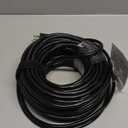 HUANCHAIN Indoor Outdoor Black Extension Cord 100 ft Waterproof, 16/3 Gauge Flexible Cold-Resistant Appliance Extension Cord Outside, 10A 1250W 16AWG SJTW, 3 Prong Heavy Duty Electric Cable, ETL