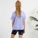 Girls Summer Outfits Cute Graphic Crewneck Short Sleeve T Shirts and Biker Shorts Set Colorful Athletic Outfit 11-12T