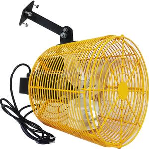Greenhouse Circulation Fan Air Circulation Fan 1/80 HP 115V Ceiling Wall Mount Fan High Speed Circulation Fan for Greenhouse, Warehouse, Patio, Garage 450CFM, ETL Listed