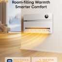 Dreo Smart Wall Heater, Electric Space Heater for Bedroom 1500W, 120 Vertical Oscillation, Adjustable Thermostat, Remote Control, 24H Timer, Easy-Mount Heater for Indoor Use, Works with Alexa, WH719S