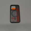 TORRAS Magnetic Shockproof for iPhone 15 Pro Case, [Military-Grade Drop Tested][Compatible with MagSafe] Translucent Hard PC Back with Silicone Slim Protective Cover Anti-Fingerprint, Green